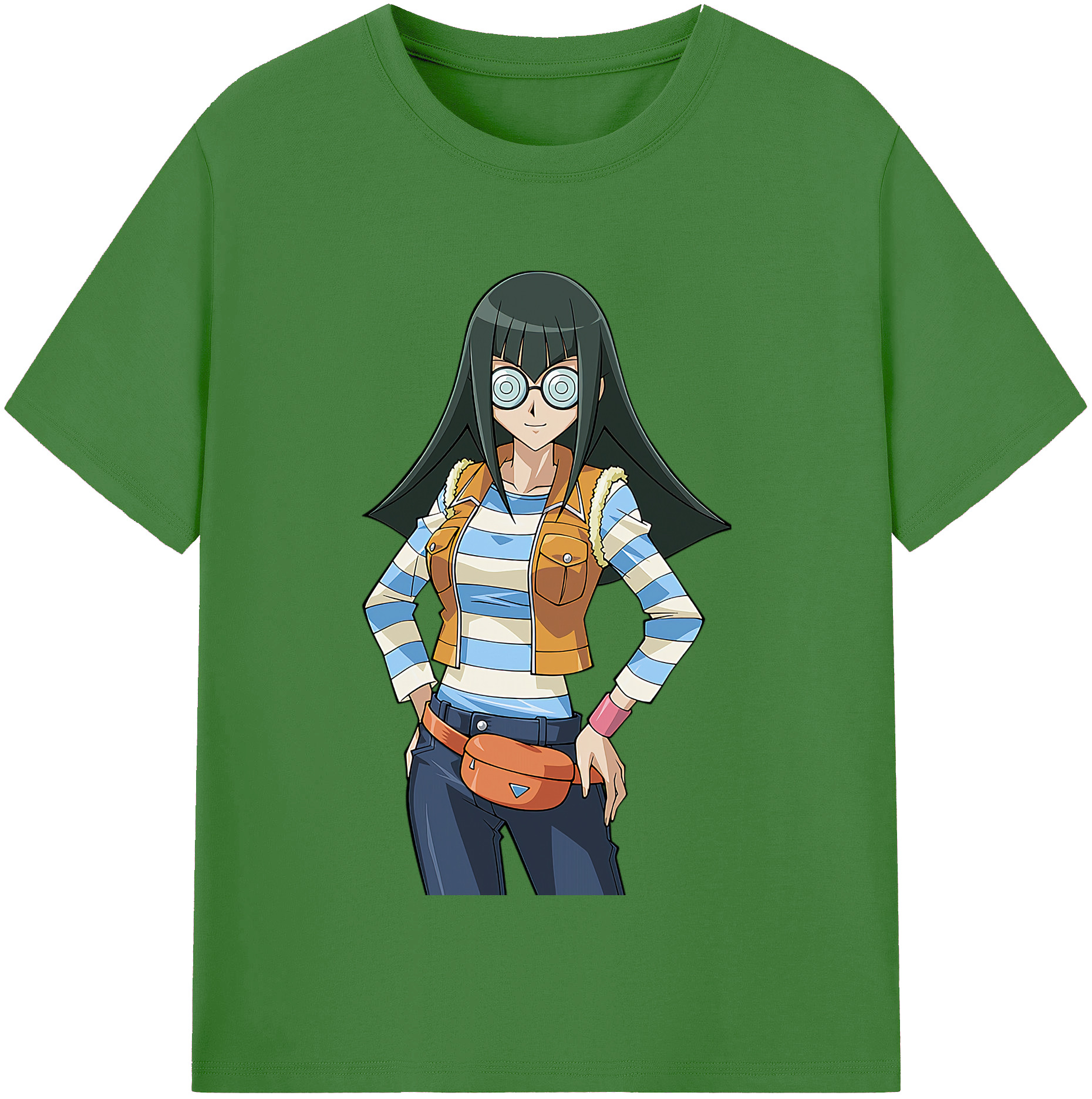 （画像用） 遊☆戯☆王 Yu-Gi-Oh! レディースカジュアルプリントTシャツ（綿100％）